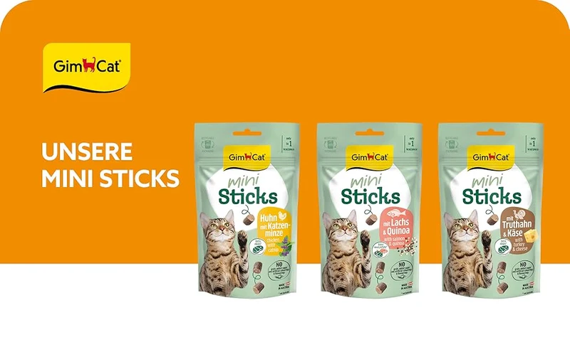 Gimcat Mini Sticks Con Tacchino E Formaggio 50g