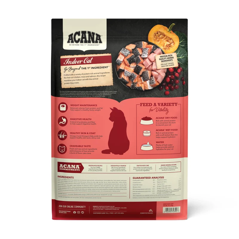Acana Highest Protein Indoor Cat Recipe 1,8 Kg