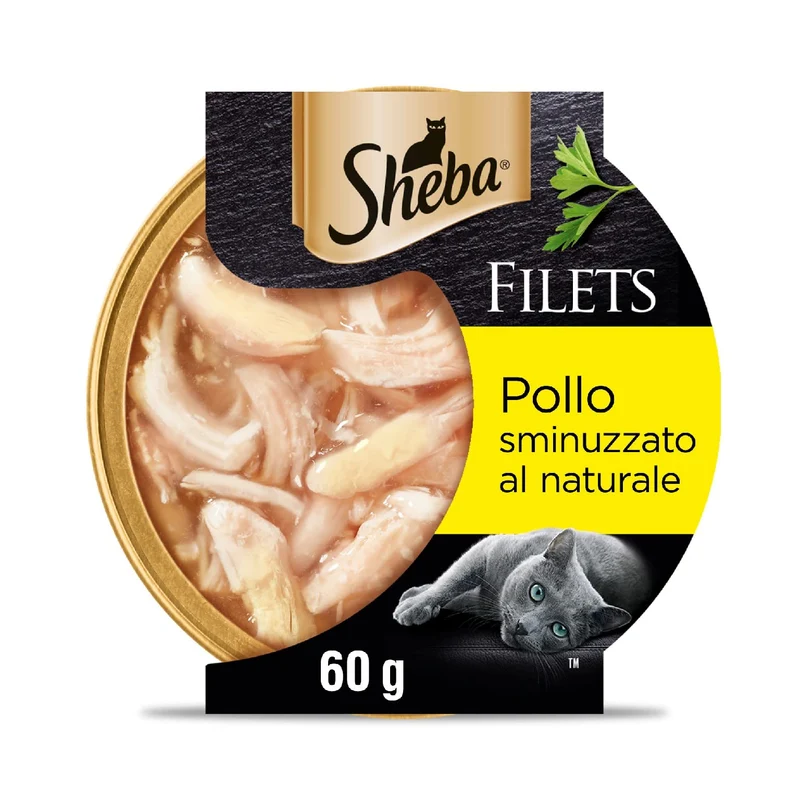 Sheba Filets Pollo Sminuzzato Al Naturale Gatto 60 G