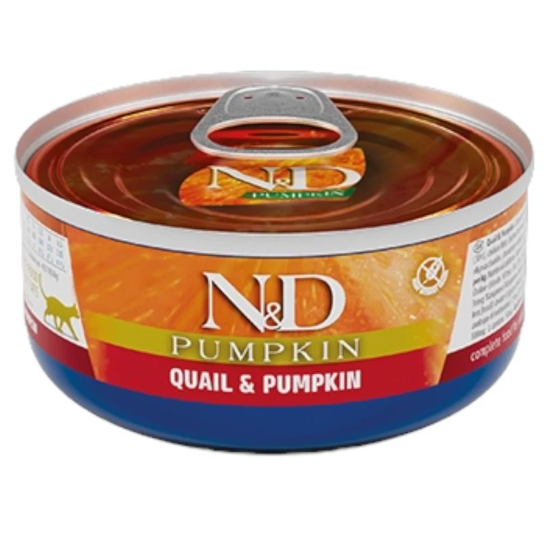 FARMINA N&D Gatto Pumpkin Adult - Quaglia e Zucca 24x70gr