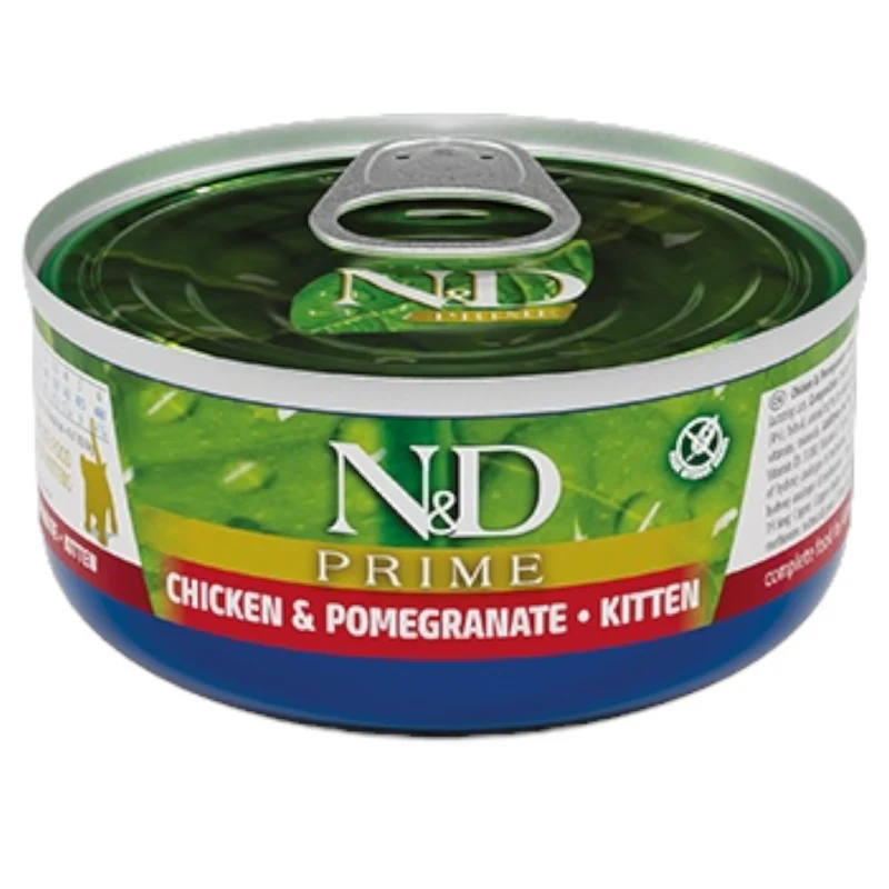 FARMINA N&D Gatto Prime Kitten - Pollo e Melograno 24x70gr