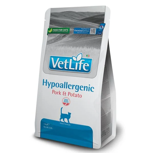 Farmina Vet Life Hypoallergenic Maiale e Patata 1,5kg - Gatto
