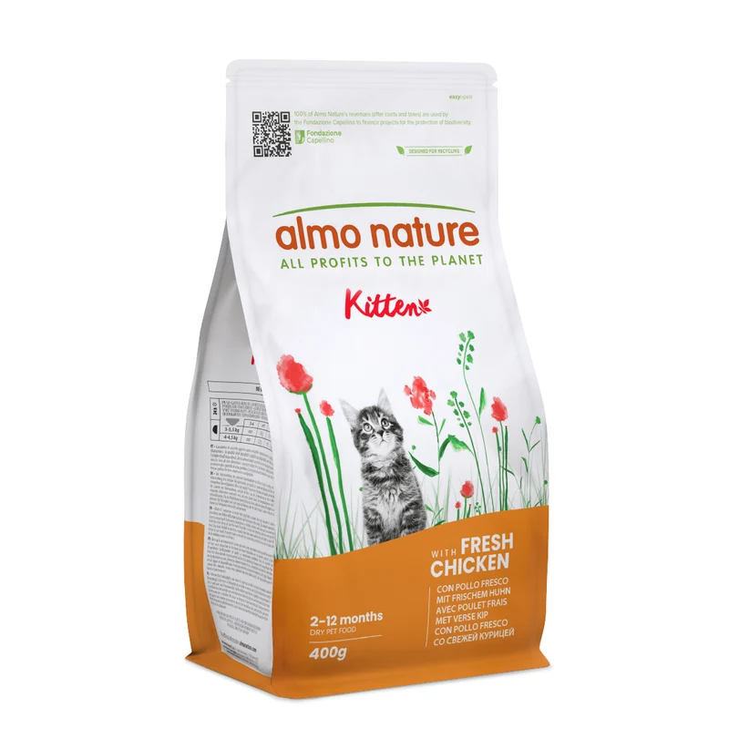 Almo Nature Kitten Con Pollo Fresco Gatto 400 G