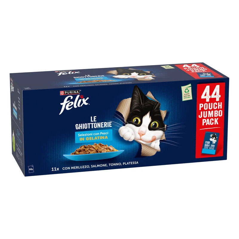 Felix Ghiottonerie Mixed Gusto Pesce 44x85g