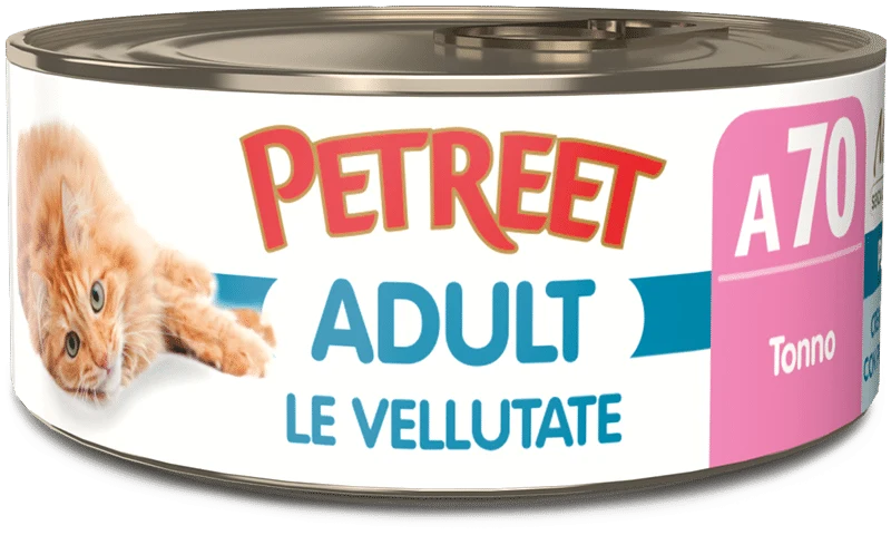 Petreet Le Vellutate Tonno A70 Gatto 6x70 G