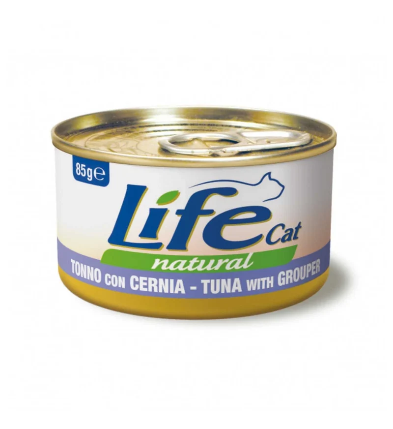 Life Cat Natural Tonno E Cernia 85 G