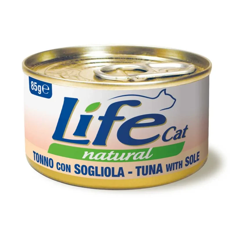 Life Cat Natural Tonno Con Sogliola 85 G