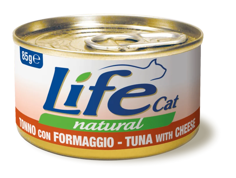 Life Natural Tonno E Formaggio Gatto 85 G