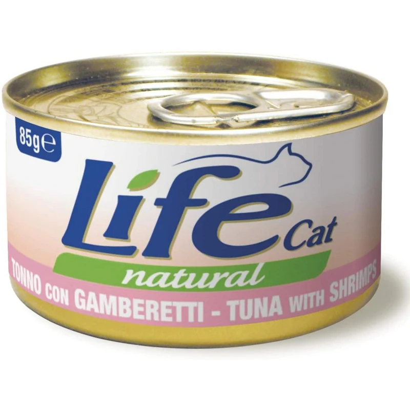 Life Natural Tonno Gamberetti Gatto 85 G