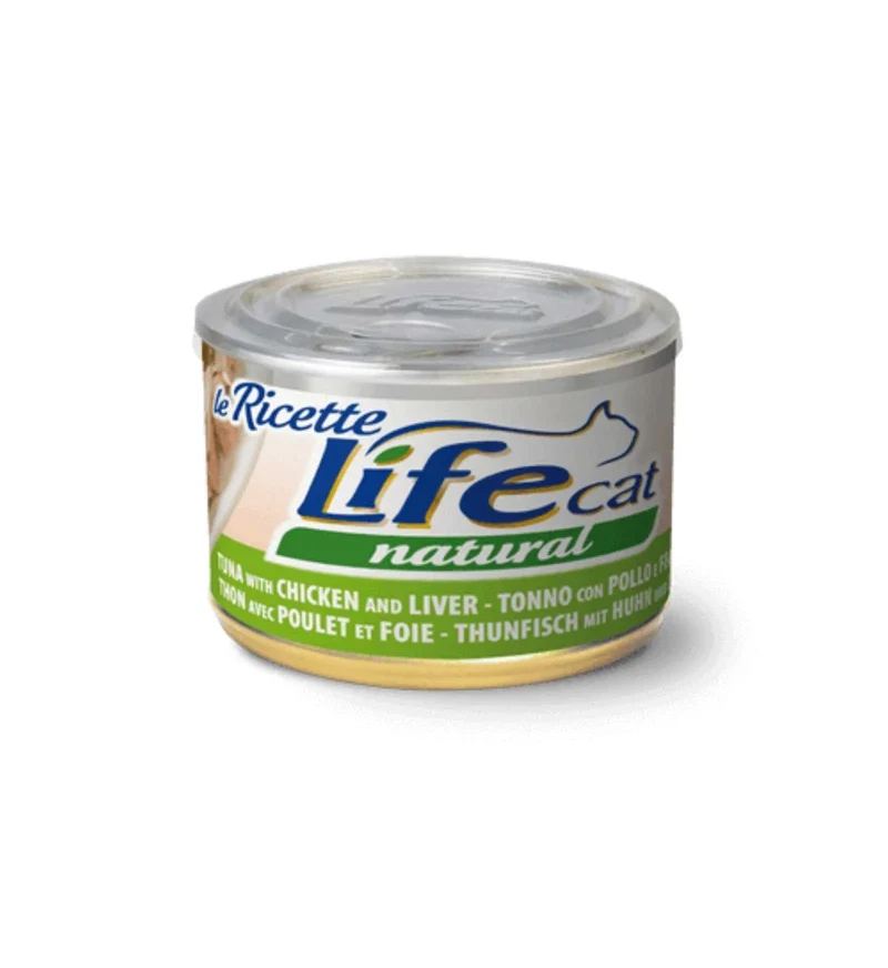 Life Cat Natural Le Ricette Tonno Pollo E Fegatini 150 G
