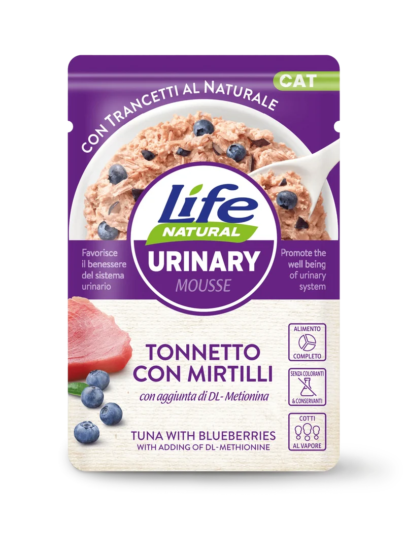 Life Natural Urinary Mousse Tonnetto Con Mirtilli Gatto 70 G