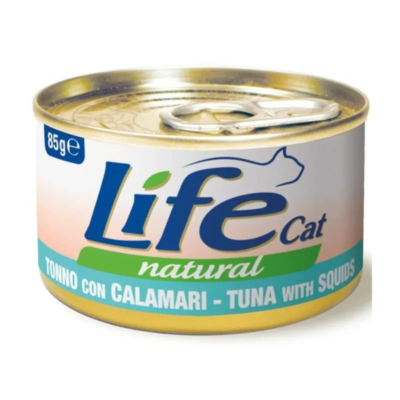 Life Cat Natural Tonno E Calamari 85 G