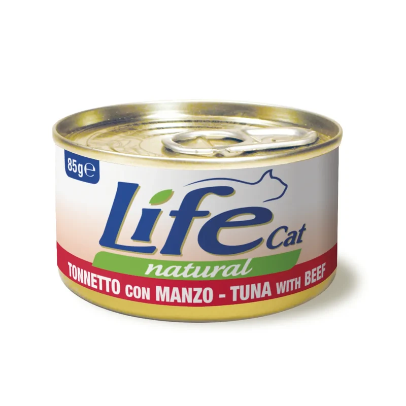Life Natural Tonnetto Con Manzo Gatto 85 G