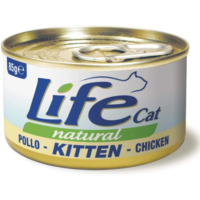 Life Cat Natural Kitten Con Pollo 85 G