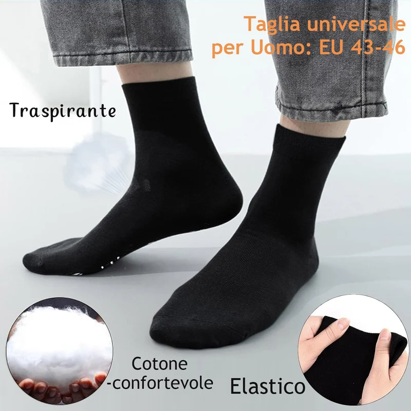 AONVEKI Calzini Uomo Divertenti 43-46, Regalo Natale e Compleanno per Papà, Nonno, Lui, Fidanzato