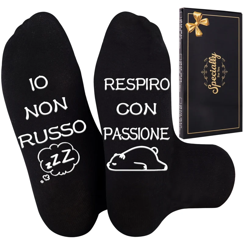 Merclix Regalo Uomo Natale Compleanno Calzini Uomo Divertenti Idee Regalo Papà Compleanno Regali Per Lui Fidanzato Anniversario Utile Festa Del Papà San Valentino