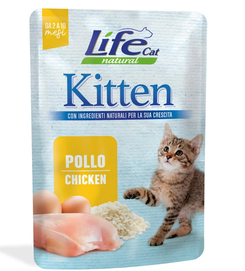 Life Cat Natural Kitten Pollo 70 G
