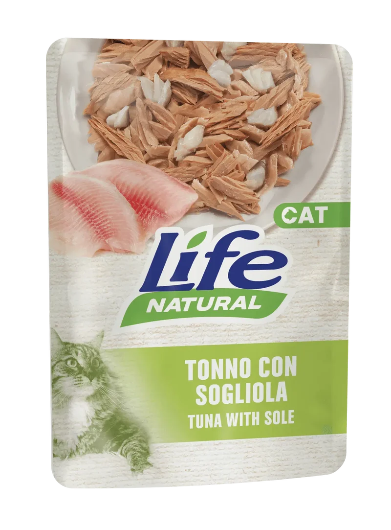 Life Natural Tonno Con Sogliola Gatto 70 G