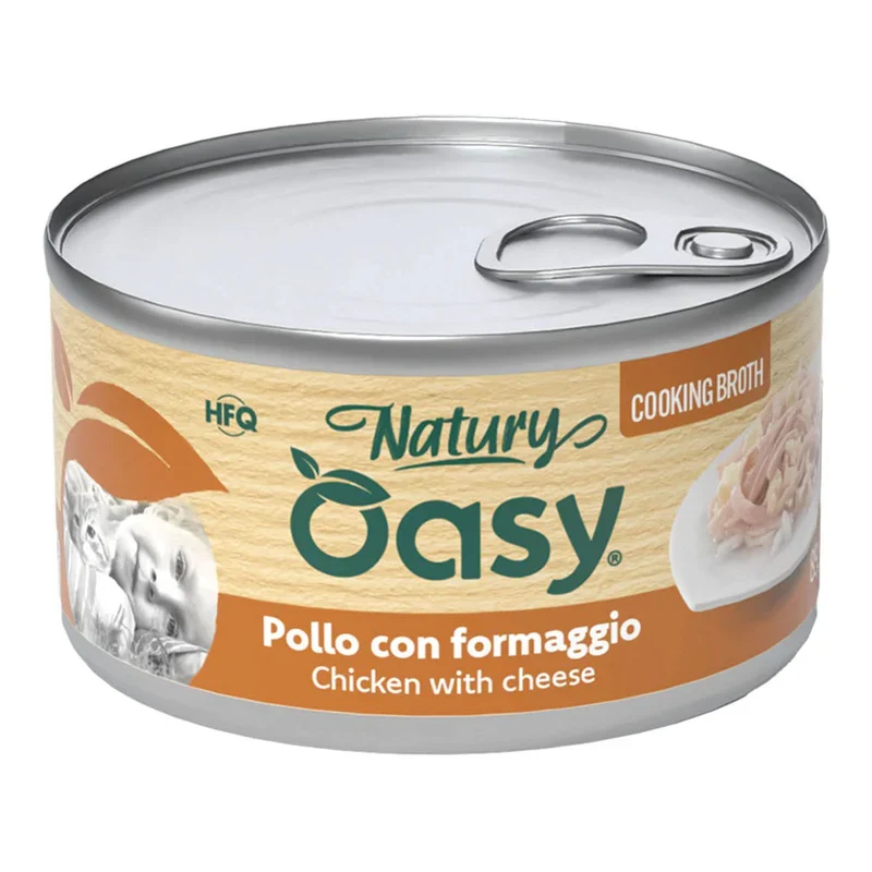 Oasy Natury Cooking Broth Pollo con Formaggio Gatto 85 G