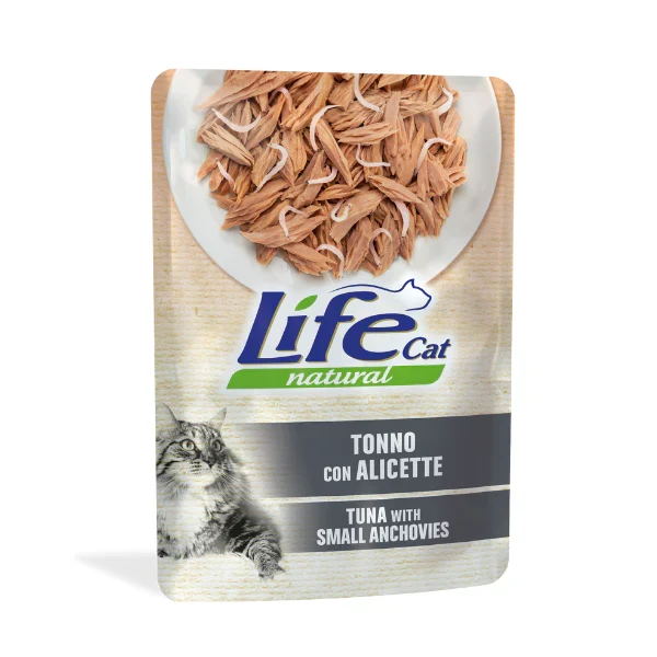 Life Cat Natural Tonno Con Alicette 70 G