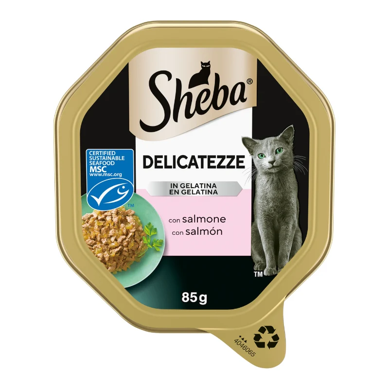 Sheba Delicatezze Salmone Gelatina Gatto 85g