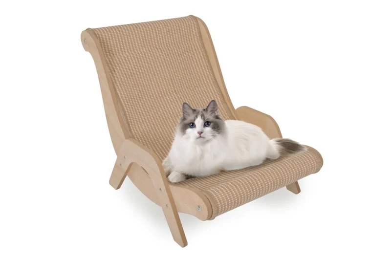 Camon Poltrona Relax In Sisal Mdf Gatto 37x33x56h cm