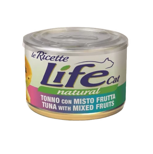 Life Umido Gatto Le Ricette Natural Tonno Misto Frutta 150gr