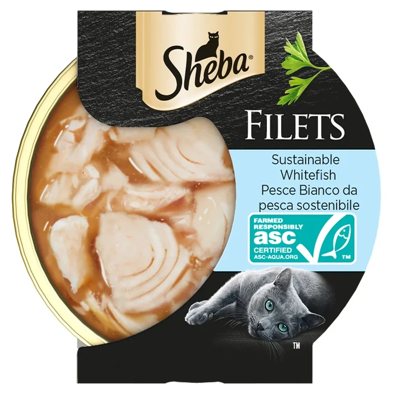 Sheba Filets Pesce Bianco da Pesca Sostenibile 60g