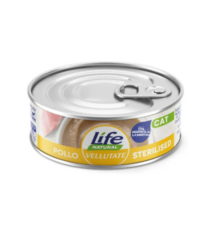 Life Umido Gatto Le Vellutate Sterilizzato Pollo 70gr