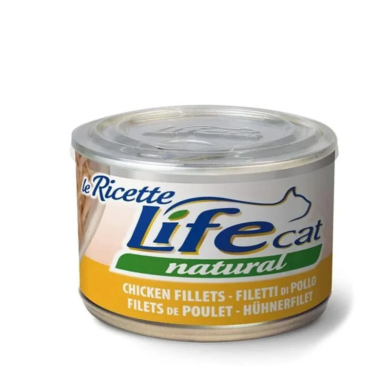 Life Umido Gatto Le Ricette Natural Filetti di Pollo 150gr