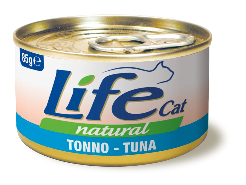 12x85g LifeCat Natural Adult Tonno - Umido Complementare Gatti