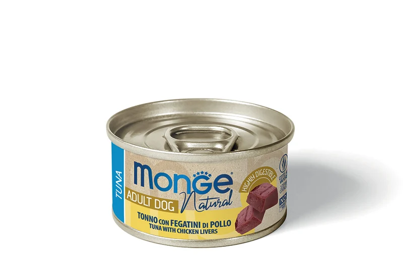 Monge Cane Natural Adult tonno e fegatini di pollo 95gr