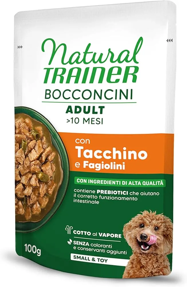 Natural Trainer Dog Bocconcini Small&toy Tacchino 100 G