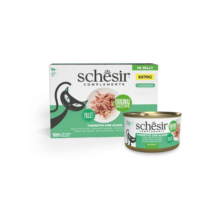 Schesir Cat Tonno E Alghe Jelly 6x70 Gr