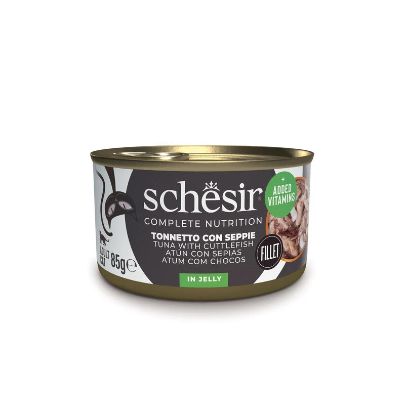 Schesir Gatto Tonno Seppie Jelly 6x85g