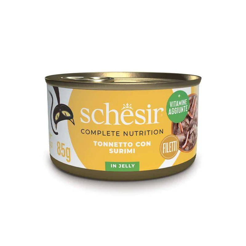 Schesir Tonnetto Con Surimi In Gelatina Gatto 6x85 G (510 G)
