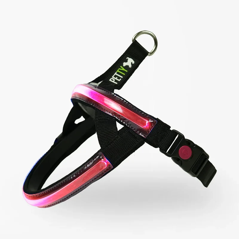 Petty Pettorina Norvegese LED Rosso 2XS - Protezione Notturna 500m