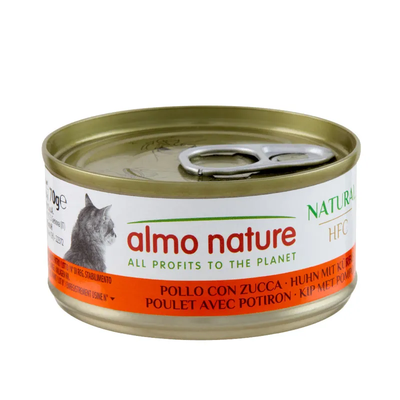 Almo Nature HFC Natural Gatto Pollo con Zucca 70gr