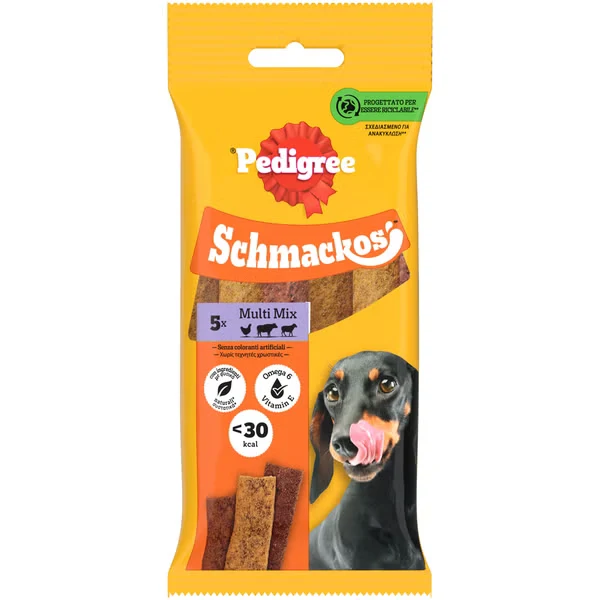 Pedigree Schmackos Multi Mix 5pz 36gr Snack per Cane