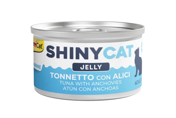Gimcat ShinyCat Jelly Tonnetto con Alici 70gr