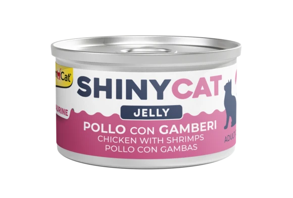 Gimcat ShinyCat Jelly Pollo con Gamberi 70gr