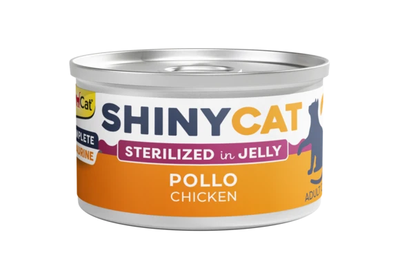 GimCat ShinyCat Sterilized Pollo in Gelatina 70g - Umido Gatti