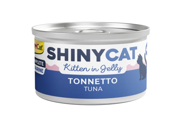 GimCat ShinyCat Kitten Tonno in Gelatina 70g - Alimento Umido Gattini