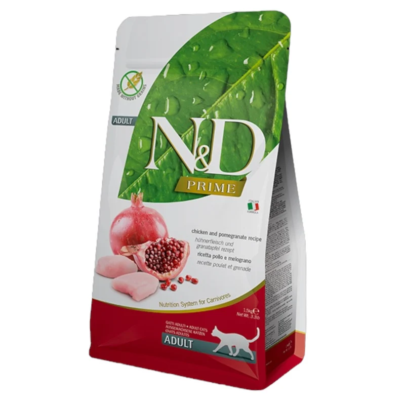 FARMINA N&D Gatto Prime GF Adult - Pollo e Melograno 300gr
