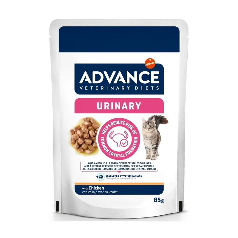 48x85g Advance Urinary Sterilized Gatto Buste - Salute Urinaria