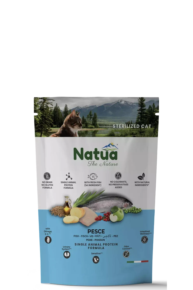 Natua Cat Cat Sterilised Pesce 350gr