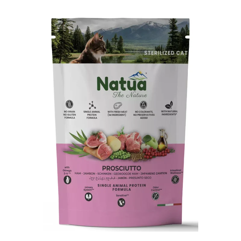 Natua Cat Sterilised Prosciutto 1,5kg