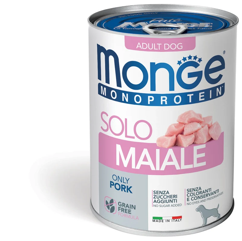 Monge Adult Monoprotein Pate Maiale 400g