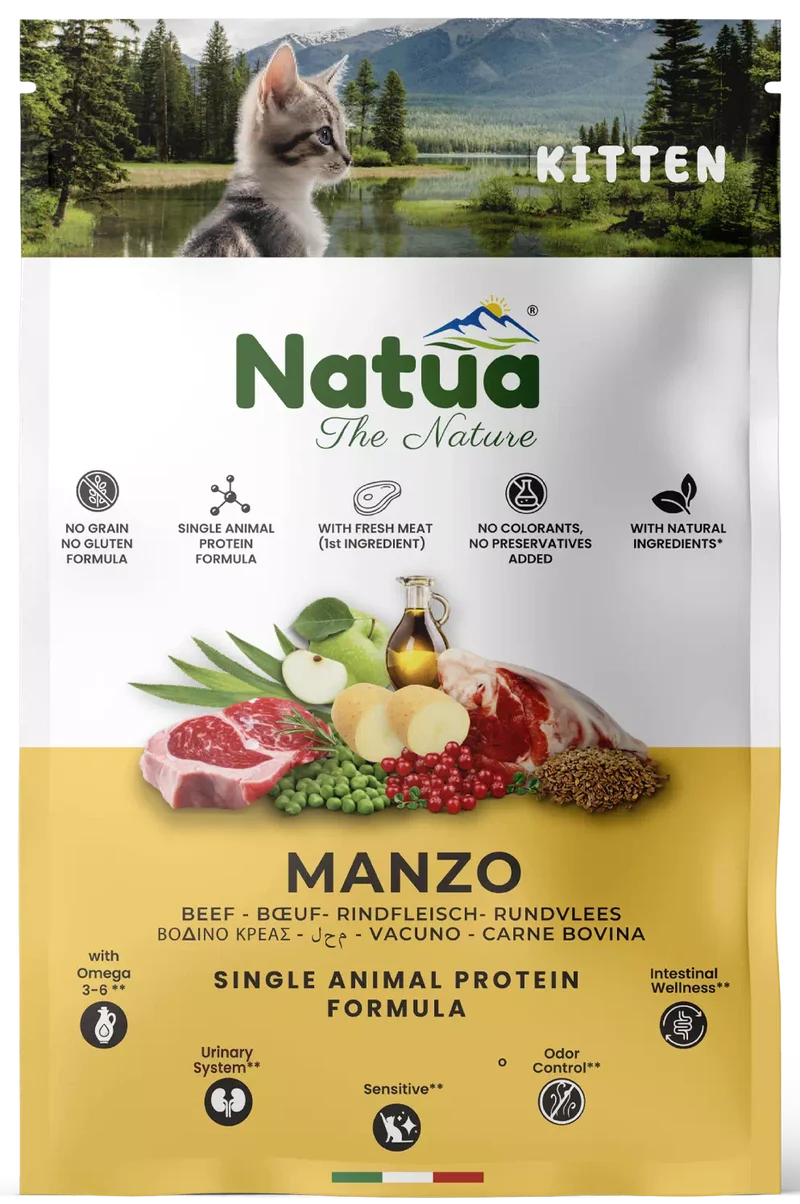 Natua Kitten Manzo 1,5kg
