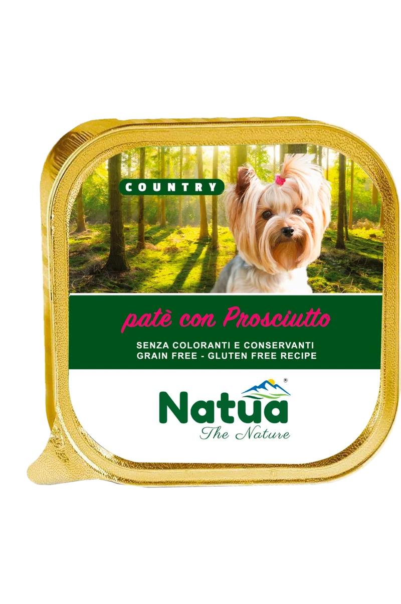 Natua Dog Country Prosciutto 100g Vaschetta
